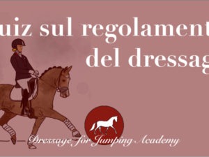 regolamento del dressage