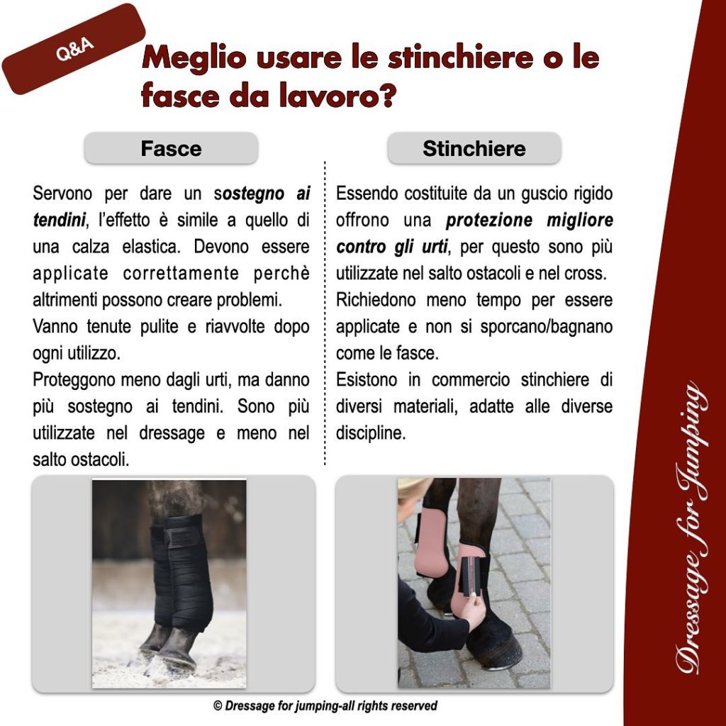 Meglio usare le stinchiere o le fasce da lavoro?